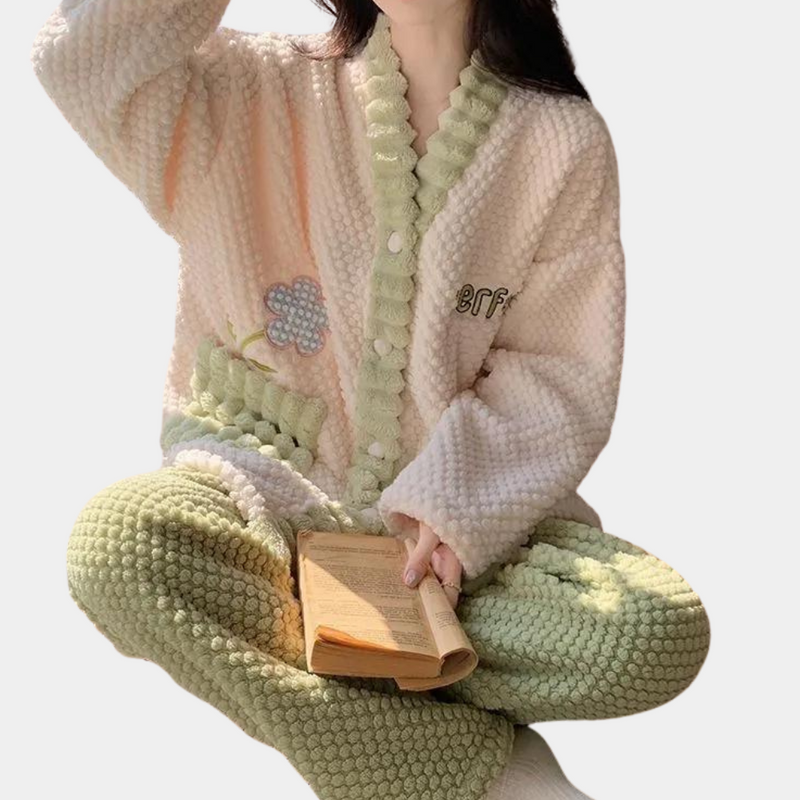Vivien - Warme und bequeme Damen-Pyjamaset