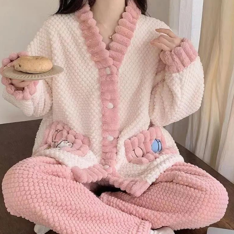 Vivien - Warme und bequeme Damen-Pyjamaset