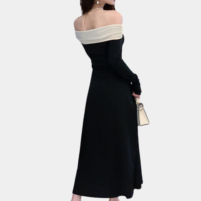 Elegante Off-Shoulder Damenkleid für besondere Anlässe