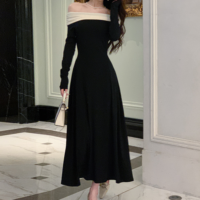 Elegante Off-Shoulder Damenkleid für besondere Anlässe