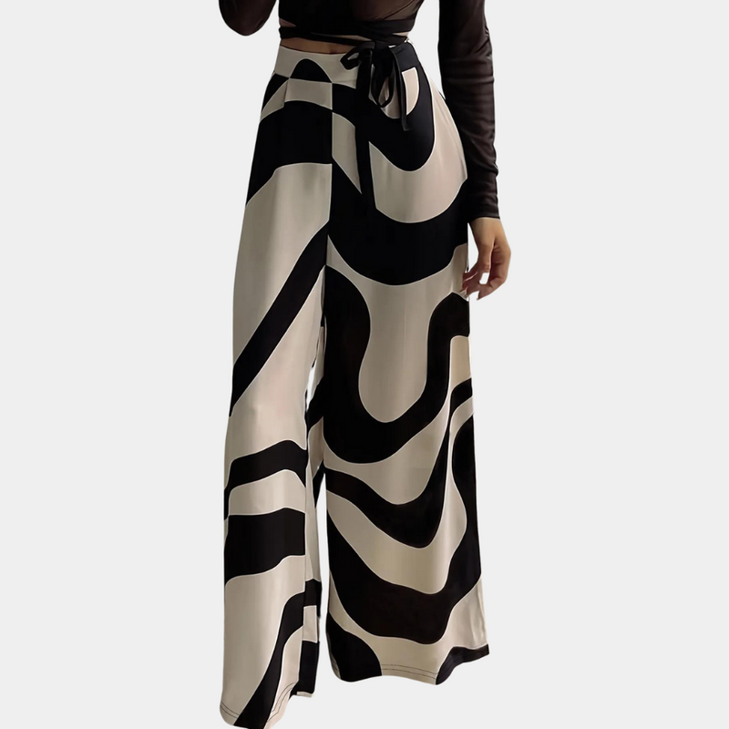 Elegante Damen-Hose mit Hoher Taille und Bequemlichkeit