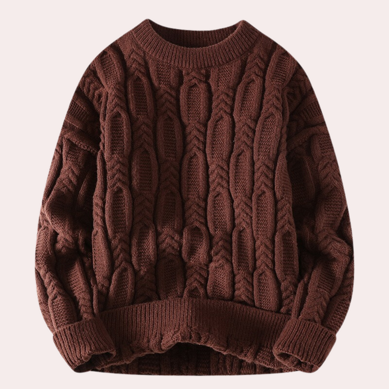 Warme Herren Strickpullover für Alltag