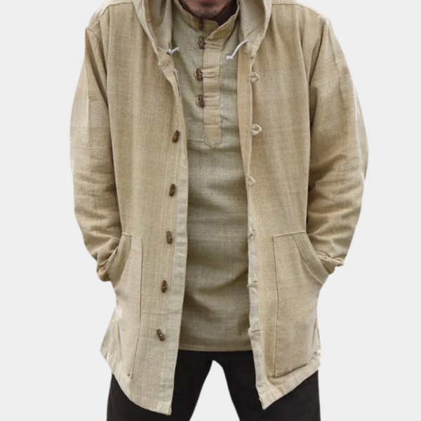 Stylische Herrenjacke mit Kapuze