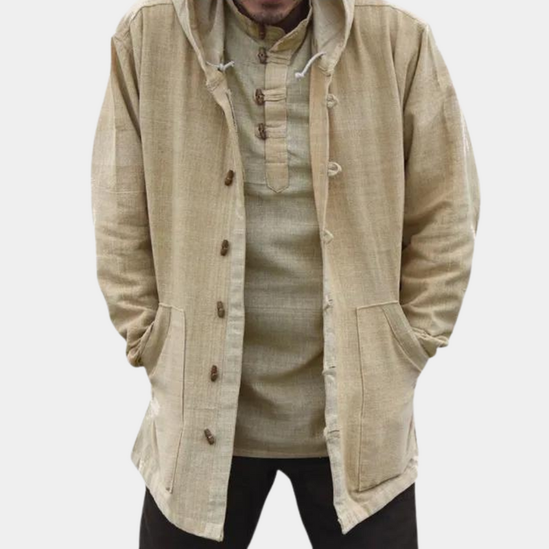 Stylische Herrenjacke mit Kapuze