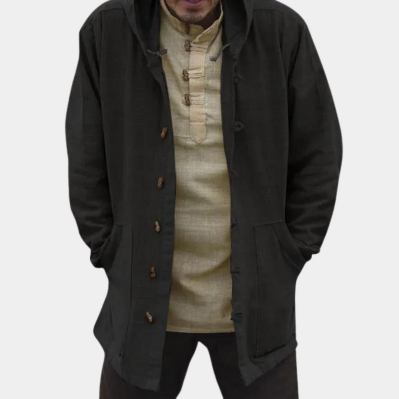 Stylische Herrenjacke mit Kapuze