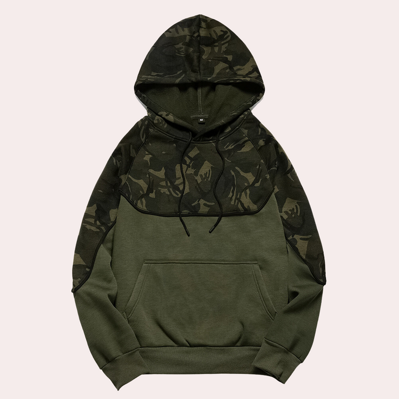 Bequeme Camouflage-Herrenhoodie für Alltag