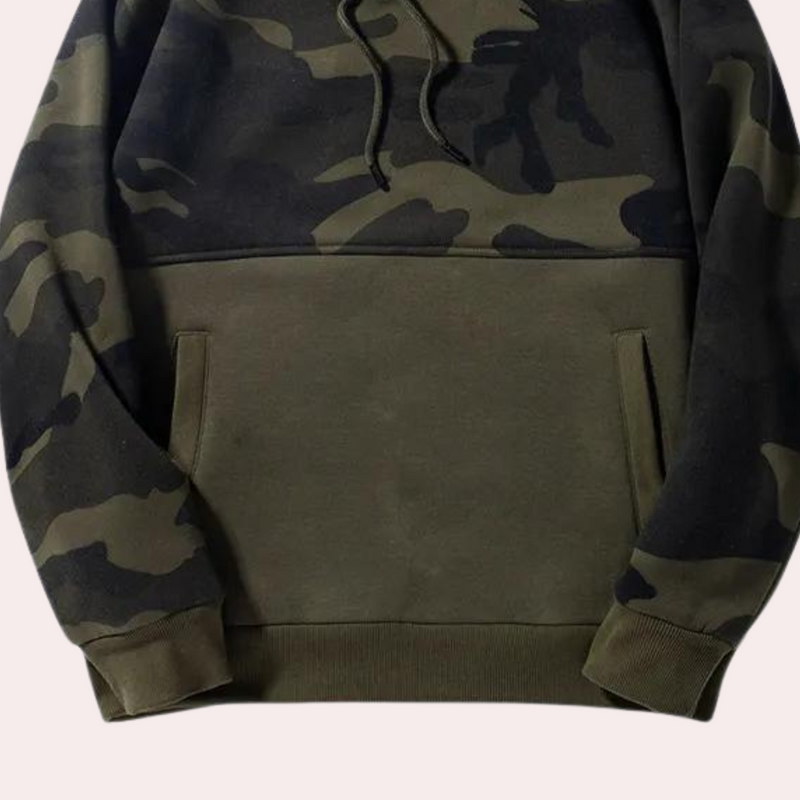 Bequemer Camouflage Hoodie für Herren