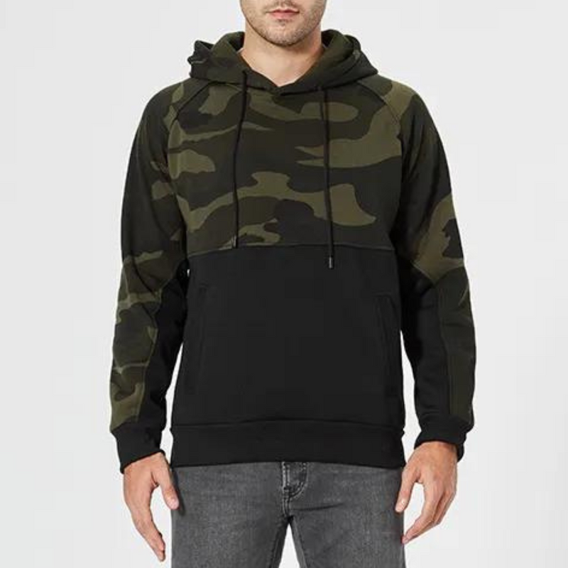 Bequemer Camouflage Hoodie für Herren