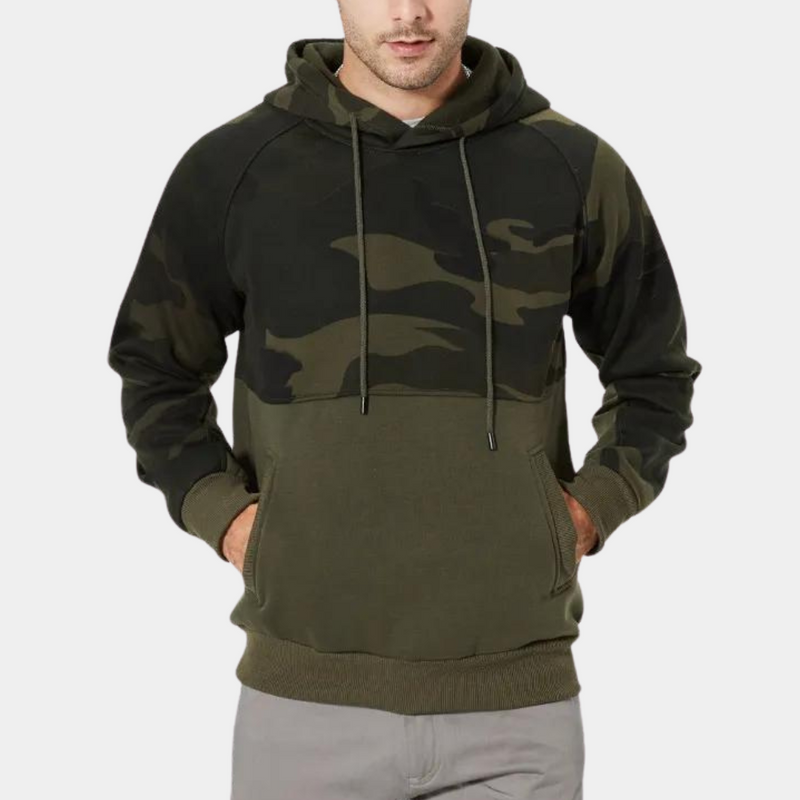 Bequemer Camouflage Hoodie für Herren