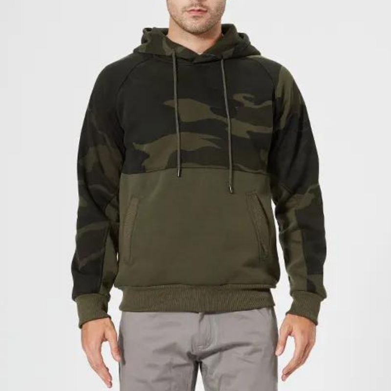 Bequemer Camouflage Hoodie für Herren