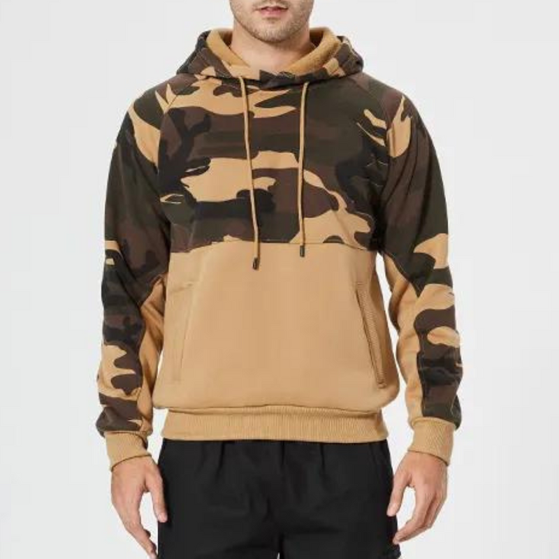 Bequemer Camouflage Hoodie für Herren