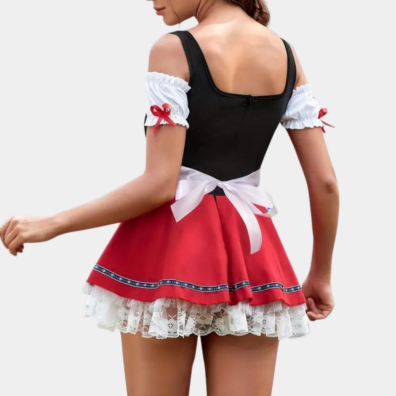 Elegantes Dirndl für stilvolle Oktoberfest-Feiern