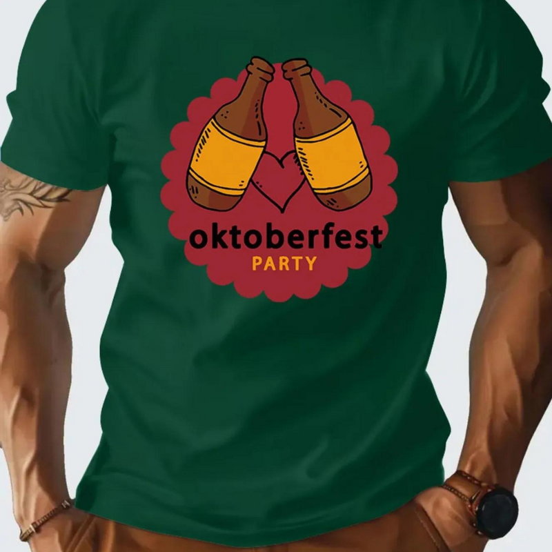 Dominic - Stilvolles und Bequemes Oktoberfest T-Shirt für Herren