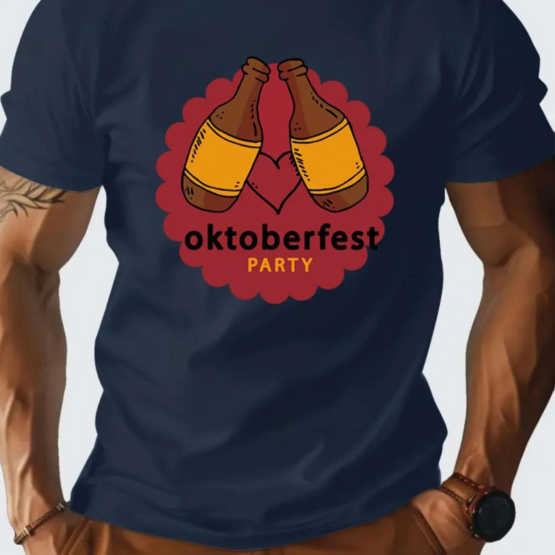Dominic - Stilvolles und Bequemes Oktoberfest T-Shirt für Herren
