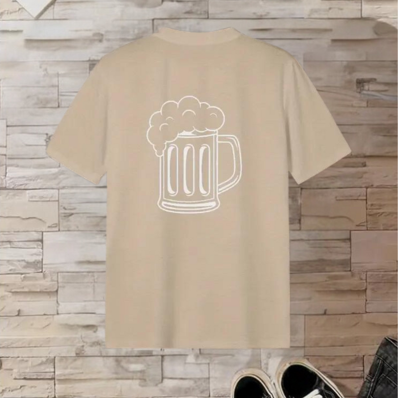Georgios - Oktoberfest T-Shirt für Herren mit Bierkrugdruck