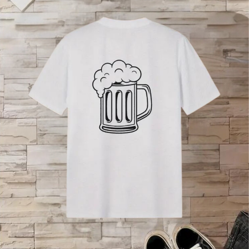 Georgios - Oktoberfest T-Shirt für Herren mit Bierkrugdruck
