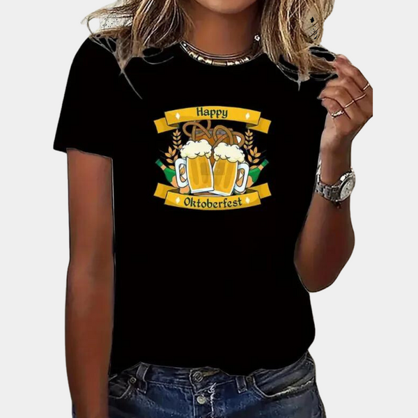 Marilena - Fröhliches Oktoberfest Graphic Tee für Damen