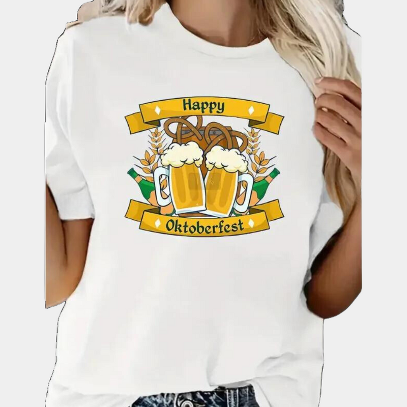 Marilena - Fröhliches Oktoberfest Graphic Tee für Damen