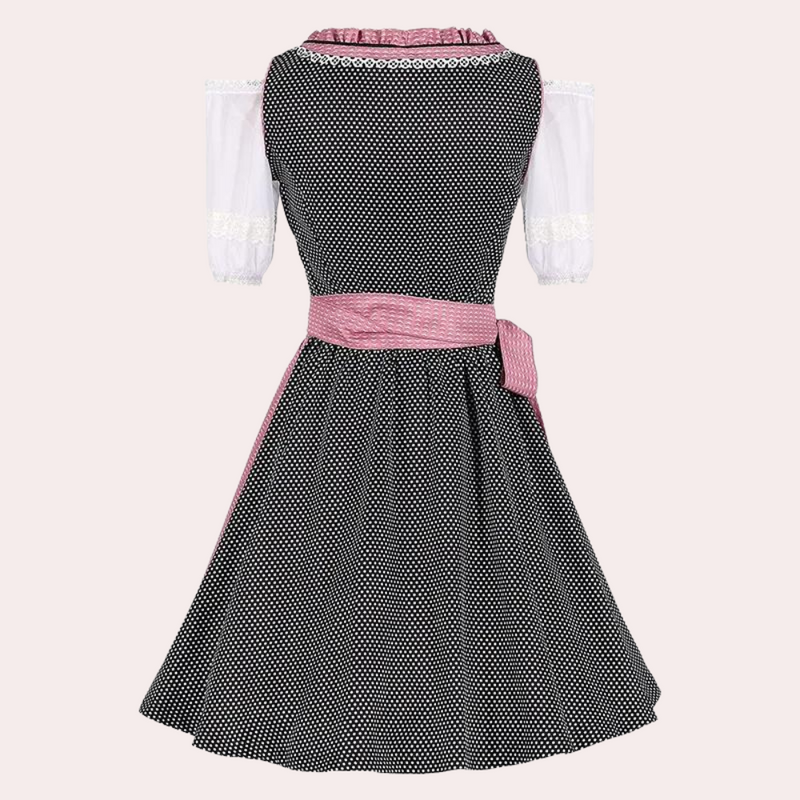 Elegante Off-Shoulder Oktoberfest Kleid für Feste