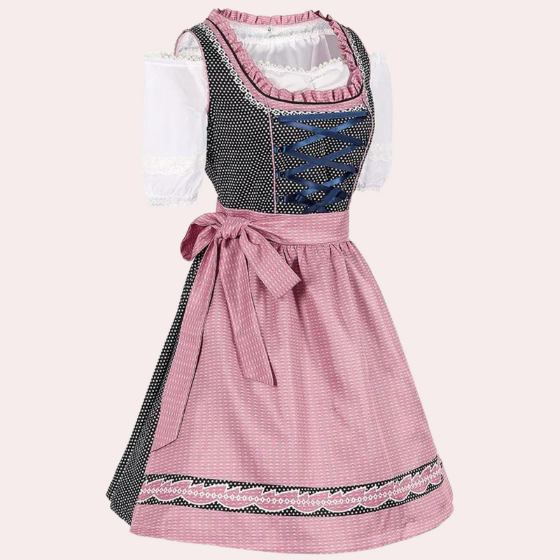 Elegante Off-Shoulder Oktoberfest Kleid für Feste