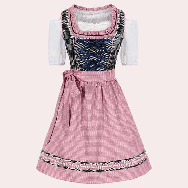 Elegante Off-Shoulder Oktoberfest Kleid für Feste