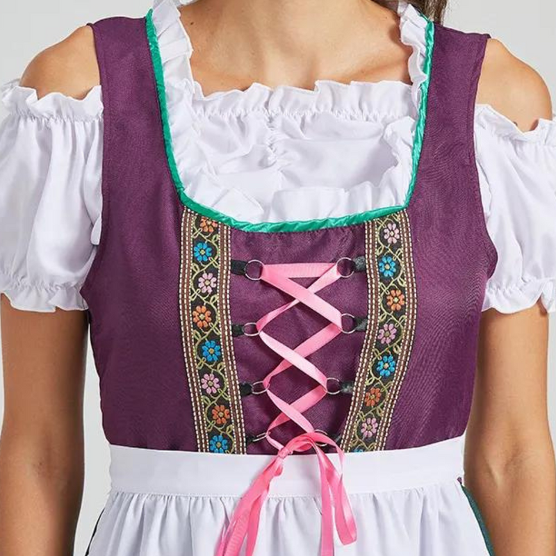 Elegante Celestine - Vielseitige traditionelle Damenkleid