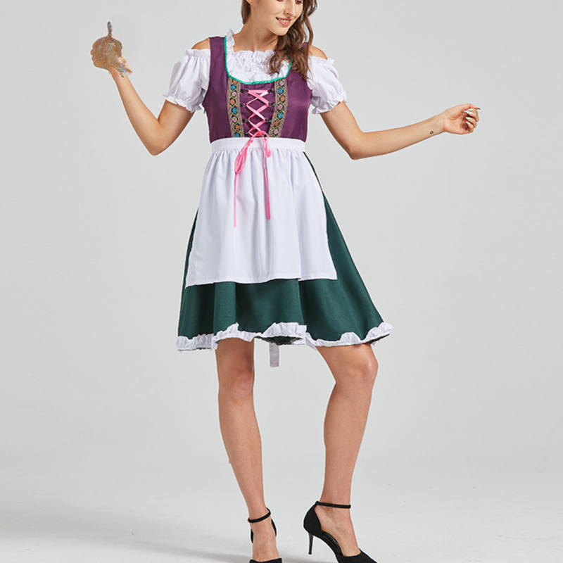 Elegante Celestine - Vielseitige traditionelle Damenkleid