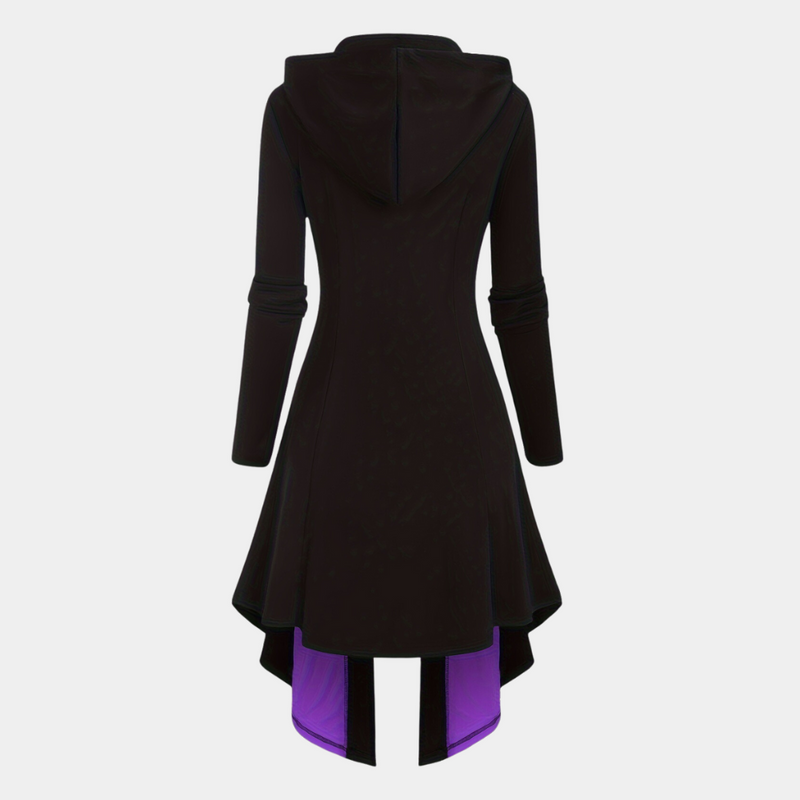Bequeme und stilvolle Hoodie Kleid mit Reißverschluss
