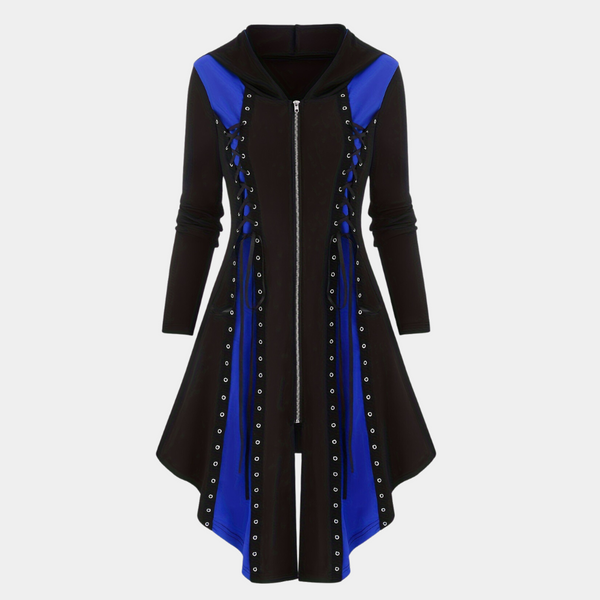Bequeme und stilvolle Hoodie Kleid mit Reißverschluss