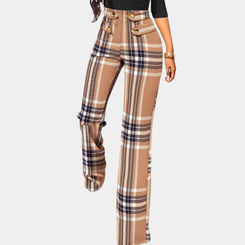 Elegante Houndstooth-Hose für Damen in zeitlosem Design