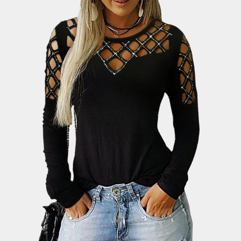 Mariel - Modisches Damen-Top mit modischem Ausschnitt
