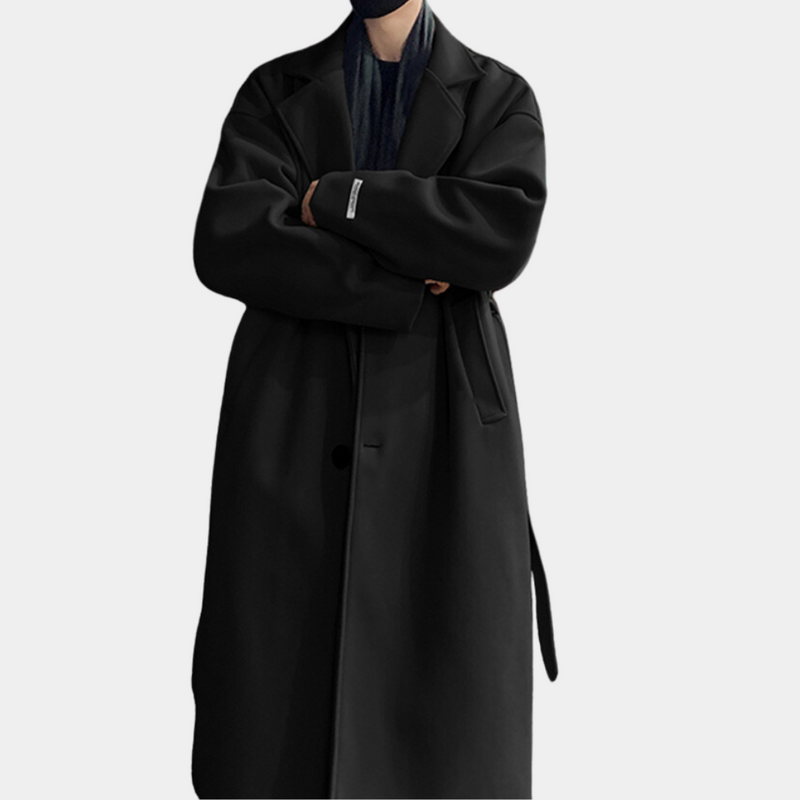 Eleganter, warmer Trenchcoat für Männer