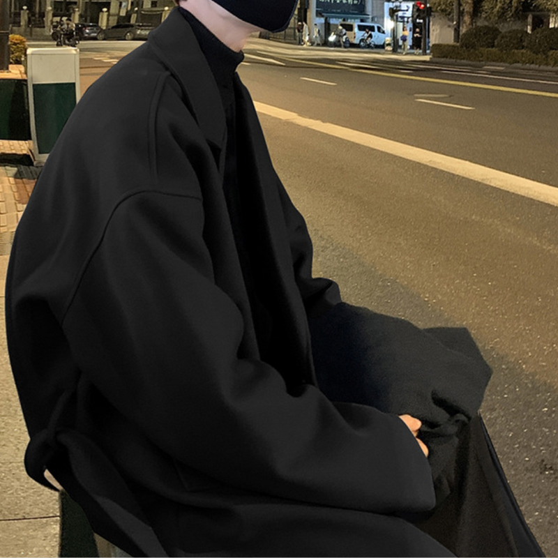 Eleganter, warmer Trenchcoat für Männer