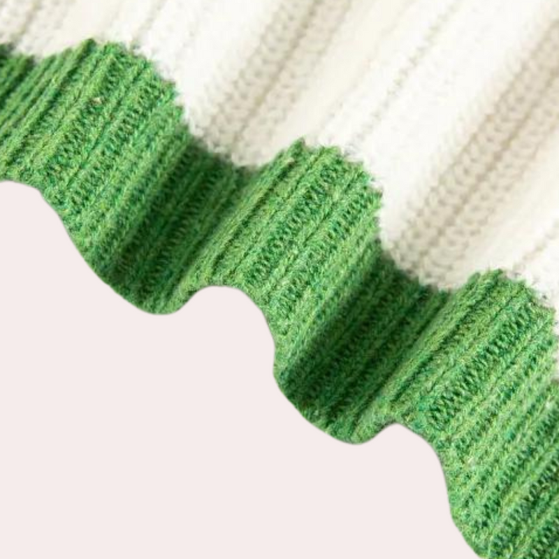 Elegantes, farbenfrohes Herrenstrickjacke