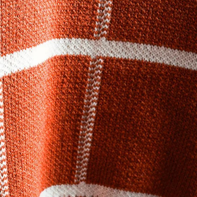 Weicher Herren-Pullover mit Karomuster