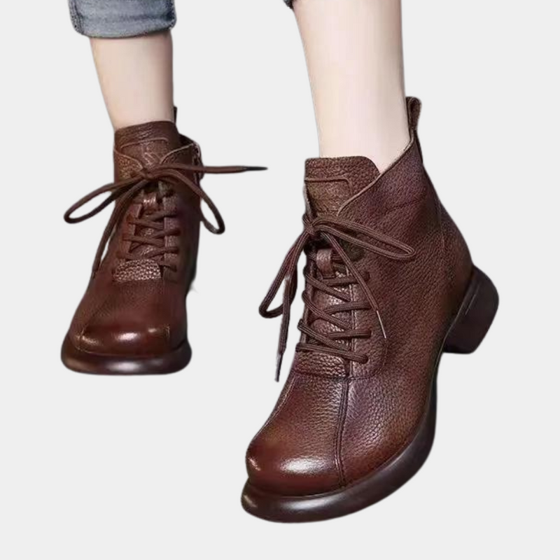 Bequeme und elegante Enkellaarsjes mit runder Nase