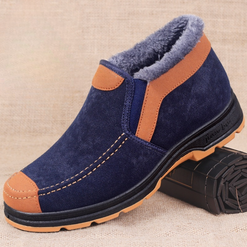 Warme Herren Enkelschuhe für den Winter
