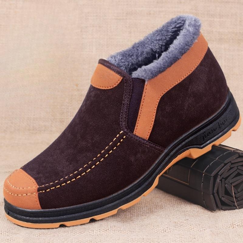 Warme Herren Enkelschuhe für den Winter