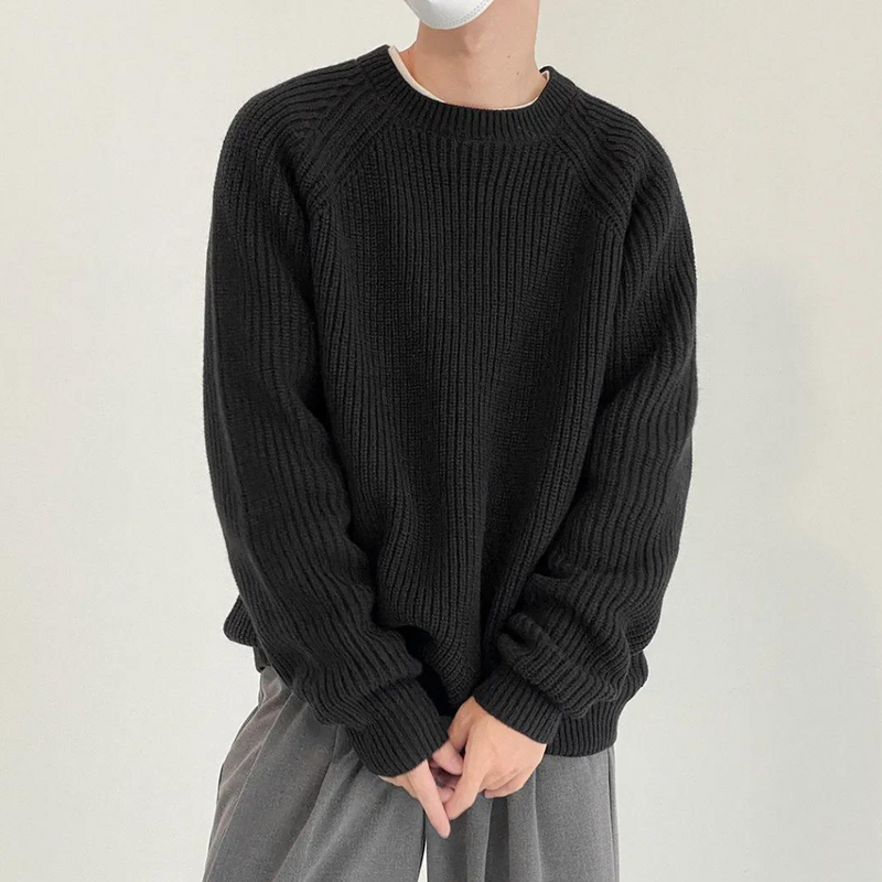 Warme Lange Mouwen Strickpullover für Männer
