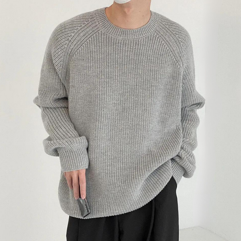 Warme Lange Mouwen Strickpullover für Männer