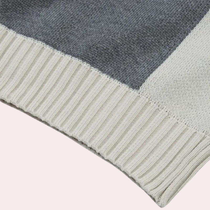 Bequemer karierter Hoodie für Herren