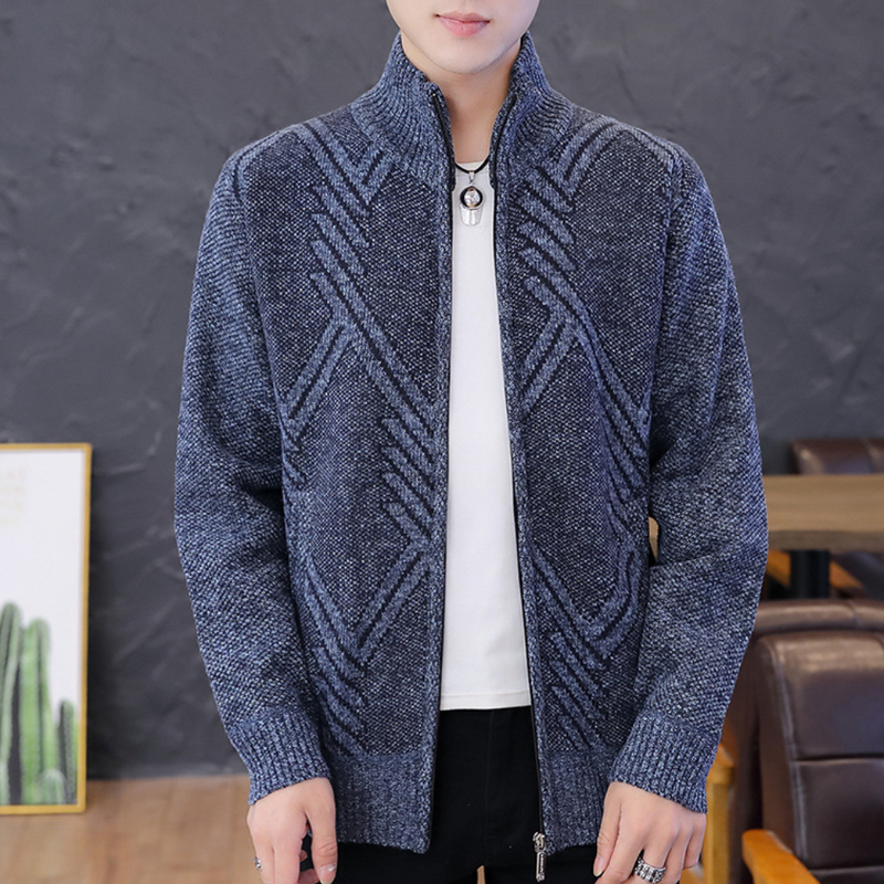 Bequemes, klassisches Strickjacke für Herren