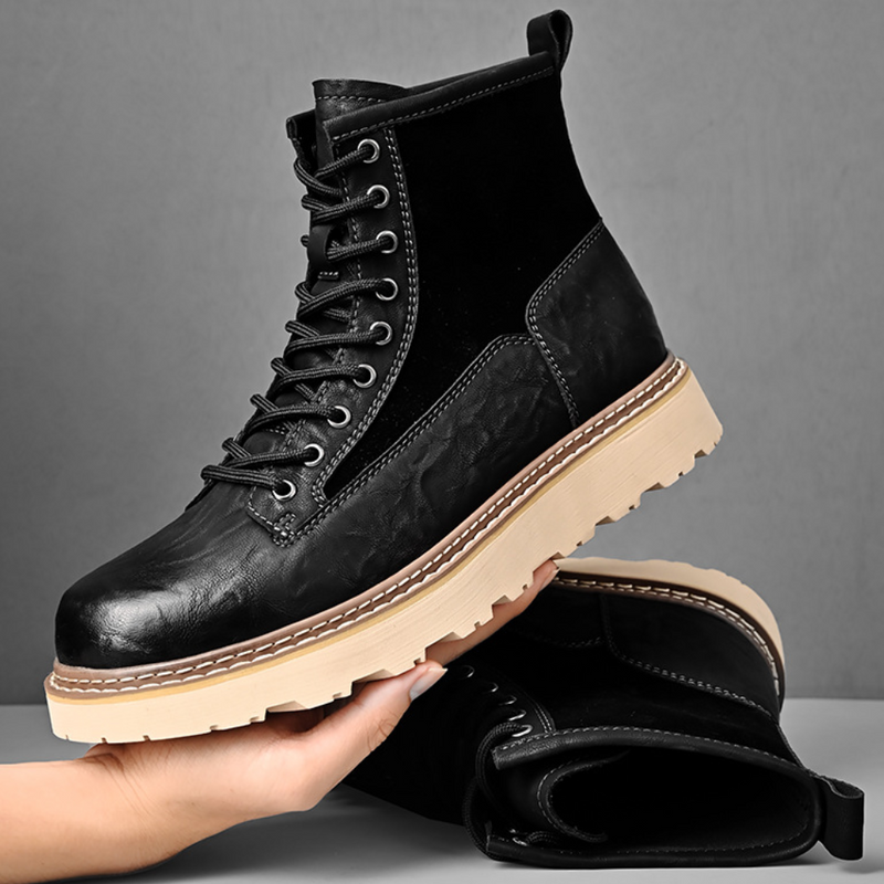 Elegante hohe Stiefel für Herren