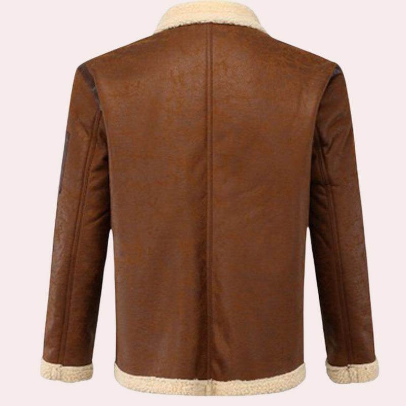 Elegante und warme Bikerjacke für Männer