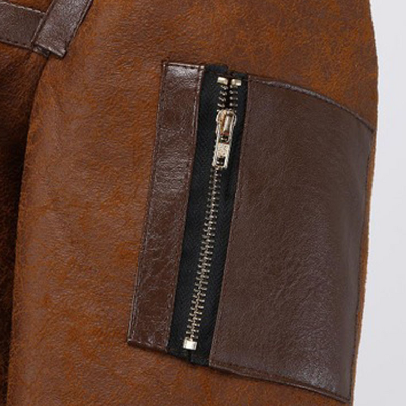 Elegante und warme Bikerjacke für Männer