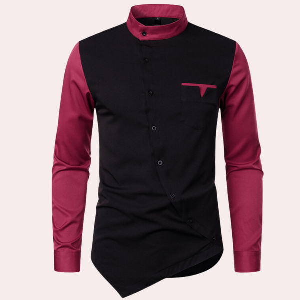 Istvan - Trendiges Langarm-Asymmetrisches Shirt