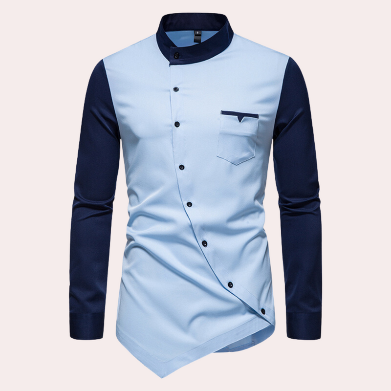 Istvan - Trendiges Langarm-Asymmetrisches Shirt