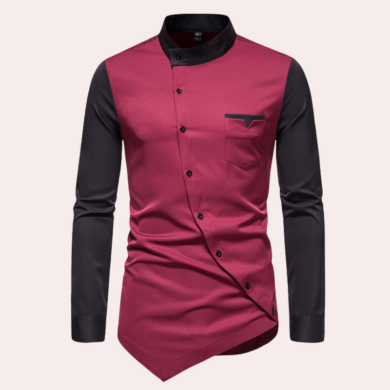 Istvan - Trendiges Langarm-Asymmetrisches Shirt