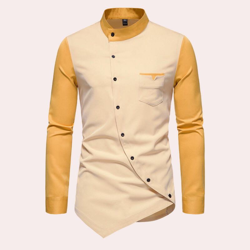 Istvan - Trendiges Langarm-Asymmetrisches Shirt