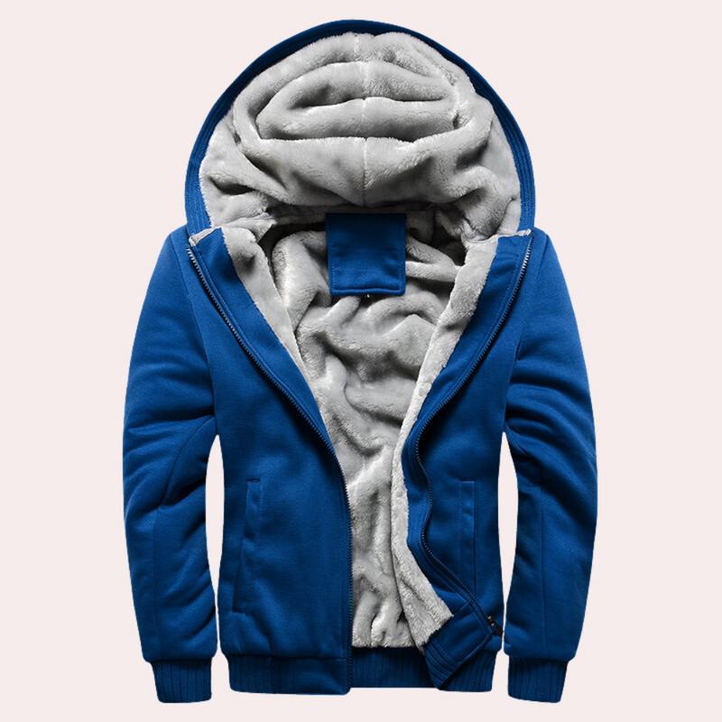 Warmes, stilvolles Herrenhoodie mit Kapuze